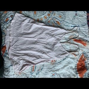 lululemon crisscross back tank top pink